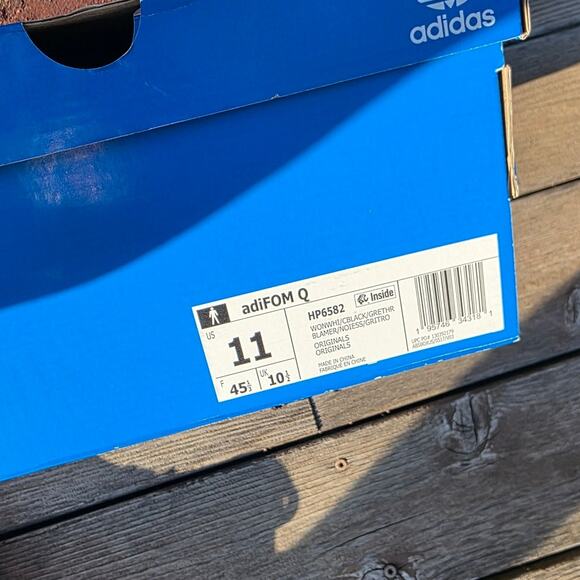 Adidas adiFOM Q "Wonder White/Core Black" - Picture 8 of 8